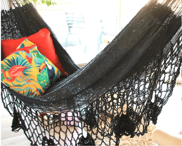Hamaca Crochet Negra - Hamay